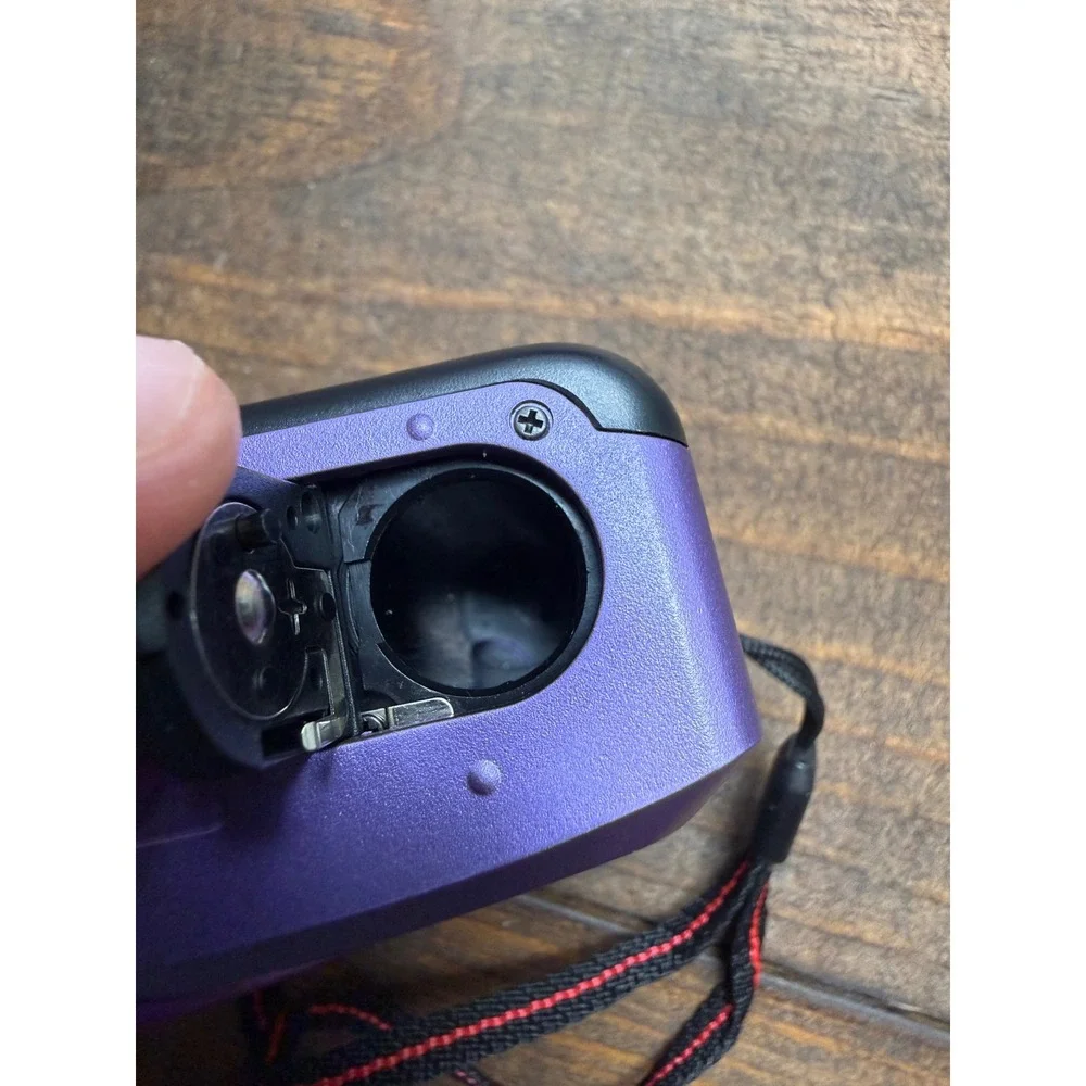 Le Clic Film Camera OS 35mm Point Shoot Purple Flash LC18 EV Case 1084 UNTESTED